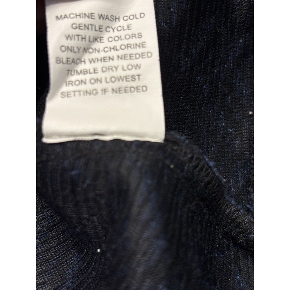 NY Collection Blue And Black Blazer Jacket Size L - Picture 4 of 9